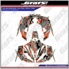 CAN-AM RENEGADE Graphics Kit 500 570 800 850 1000 X R XXC CAN AM Quad ATV Decals