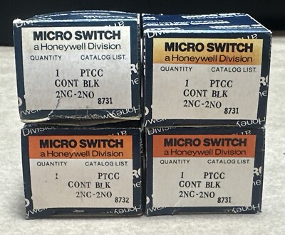 Contact Bloc Interrupteur Micro Switch Honeywell PTCG / PK-40188 - 1NC-1NC, Neuf, Garantie 60 Jours