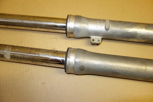 YAMAHA DT200 DT 200 37F 1984 juego de horquillas delanteras suspensión dañada - Imagen 4 de 8