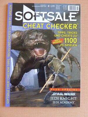 Softsale Cheat Checker Lösungsheft Strategieführer Jedi Night Academy NEU