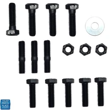 1964-79 Pontiac Water Pump To Timing Cover Bolt Hardware Kit 16pc New