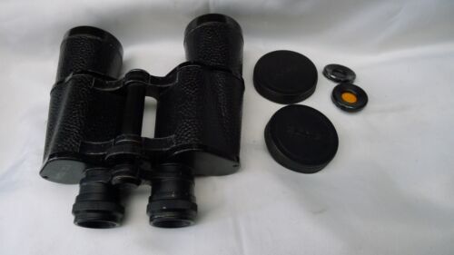 Zomz 7x50 БПЦ Binoculars c/w Original Leather Case Front Caps - Picture 12 of 15