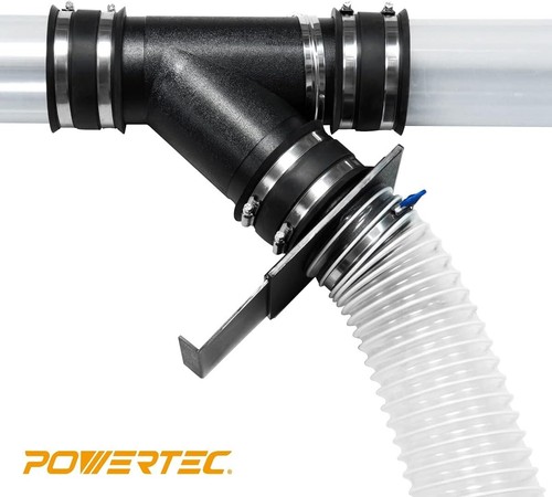 POWERTEC 70108-P6 4 Inch Blast Gate for Dust Collector/ Vacuum Fittings 6PK - Picture 5 of 8