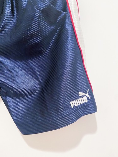 EUC Kids Boys Puma Size 7y Sports Basketball Gym Training Shorts Navy Blue - Picture 2 of 5