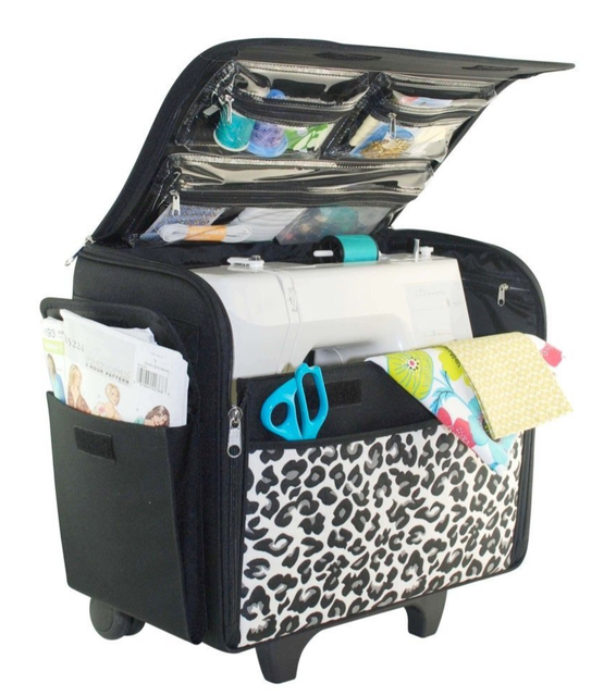 sewing machine tote rolling