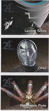 STAR TREK VOYAGER SEASON 2 24TH CENTURY TECH INSERT SET (3) 194 195 196
