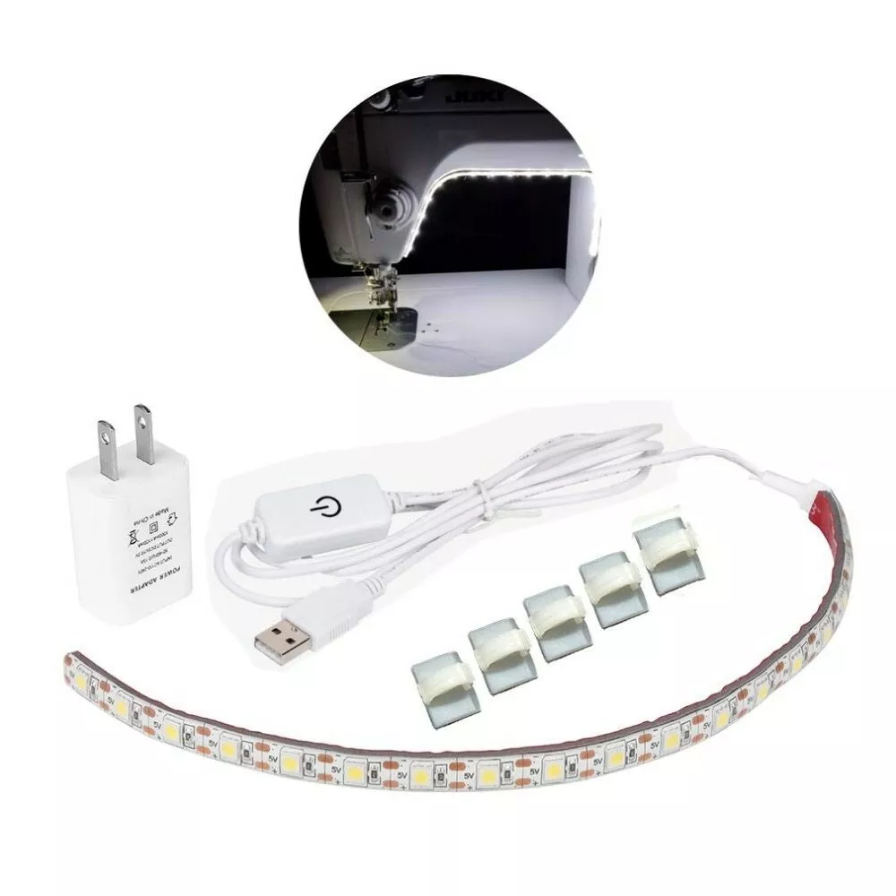 Sewing Machine LED Light Strip Light Kit 11.8inch Flexible USB Sewing Light 30cm