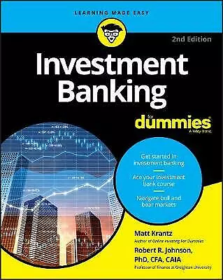 Investment Banking For Dummies by Robert R. Johnson, Matthew Krantz... - Picture 1 of 1
