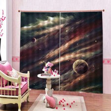 Meeting Of Centuries 3D Curtain Blockout Photo Printing Curtains Drape Fabric