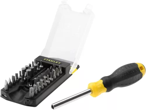 Stanley STHT070885 Multibit Screwdriver Set 22.8x7.6x5cm 34 Pieces Phillips UK
