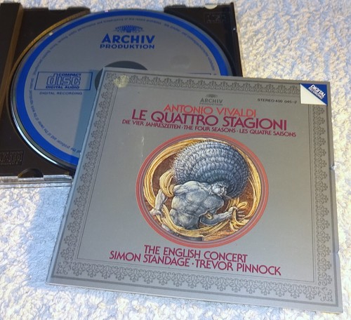 CD grey face ARCHIV 400 045-2 antonio vivaldi LE QUATTRO STAGIONI west germany - Picture 4 of 5