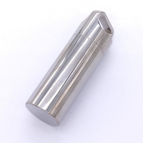 Solid TC4 Titanium Alloy Outdoor EDC Multi Tools Waterproof Medicine Pill Box - Picture 5 of 12