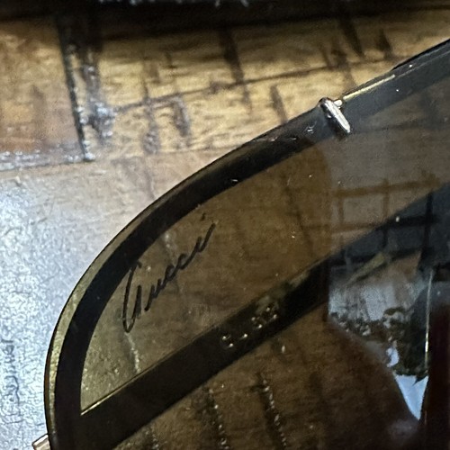 Gafas de sol Gucci vintage de gran tamaño envolventes con estuche y tela GG 1858S EOYQ0 125 - Imagen 4 de 9