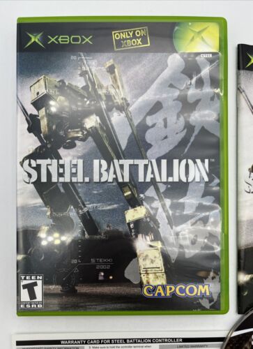 Steel Battalion (Microsoft Xbox, 2002) Authentic Complete CiB w/ Reg Card! RARE - Picture 2 of 7