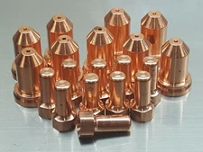 20 x PT-80 Plasma Torch Electrodes + 80A Nozzles PT80 IPT-80 iPT80 *US SHIP*