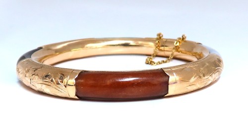 Jade Bangle Bracelet 8.4mm - Picture 2 of 9