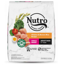 Nutro Natural Choice Adult Small Breed Dry Dog Food,Chicken and Brown Rice,13lb