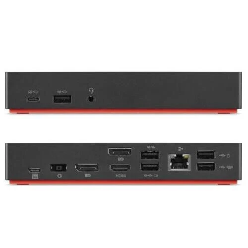 Lenovo ThinkPad Gen 2 USB-C 4K Docking Station Type 40AS HDMI With Power Adapter - image 2 of 4