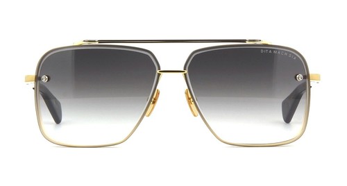 Gafas de sol Dita MACH-SIX oro amarillo/gris oscuro a degradado transparente (01) - Imagen 2 de 4
