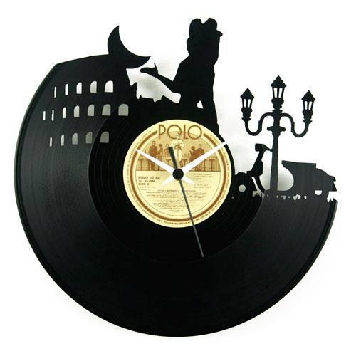 Vinyl Record Clock - Rome - Picture 1 of 5