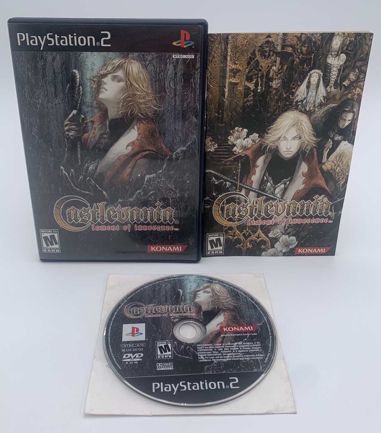 Sony PlayStation 2 Castlevania Lament of Innocence PS2 2003 CIB Tested