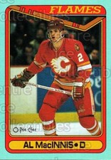 1990-91 O-Pee-Chee Box Bottoms #H Al MacInnis