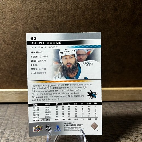 2019-20 Upper Deck SP Authentic Hockey - Pick a Card - Picture 93 of 145