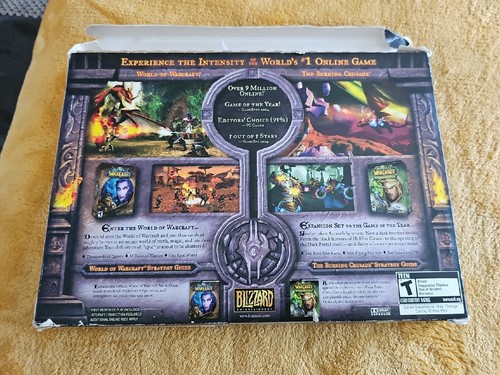 World of WarCraft Battle Chest (Windows/Mac PC, CD-ROM) Big Box 2007 - Picture 7 of 11