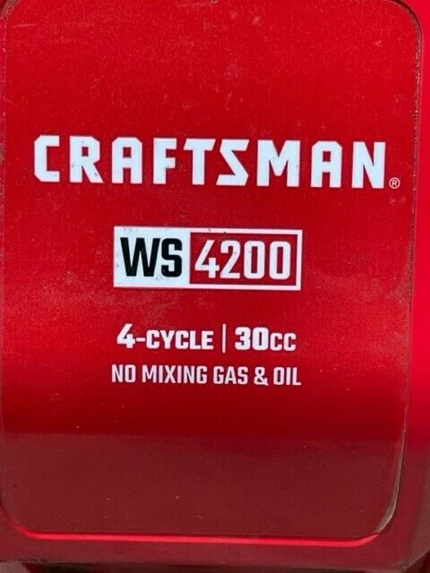 Craftsman WS4200 4 Ciclos Gas Cuerda Recortadora Embrague 3/8-24, Tambor, Arandela, USADO A1 Foto 4 de 4