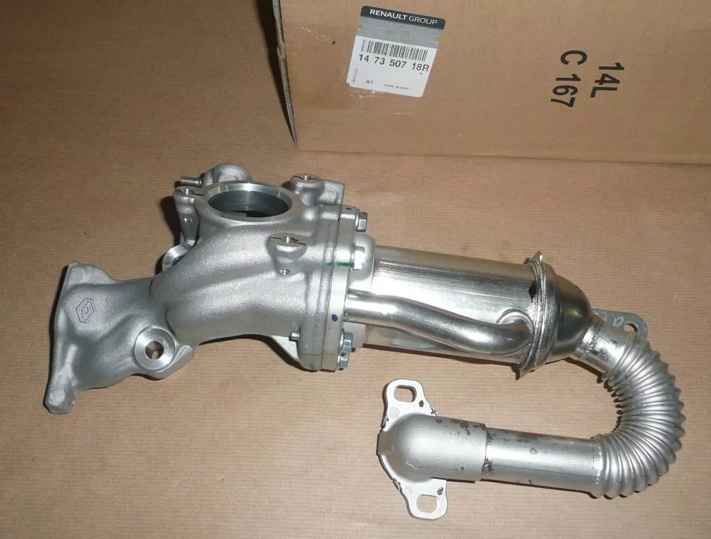 Soupape EGR Renault Dacia 1.5 dCi avec réservoir de dépression d'origine 147