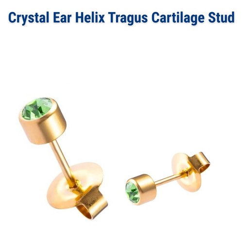 Ear Piercing Studs Earrings Certified Starex Sterile Children's Crystal Studs - Picture 6 of 13