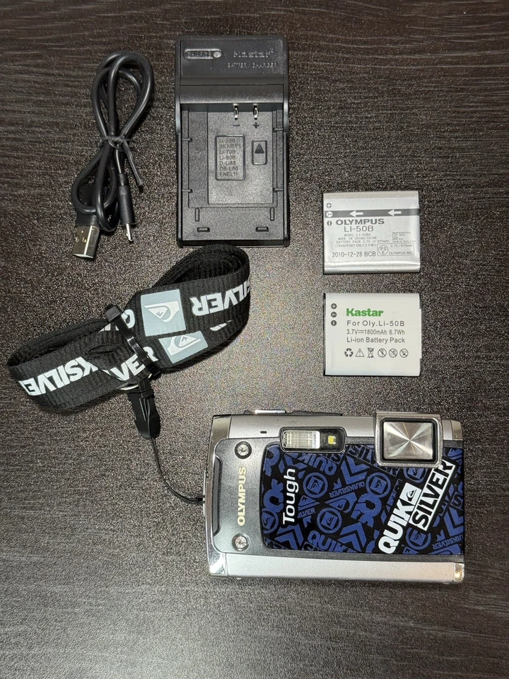 Cámara digital Olympus Tough TG-610 Quiksilver edición limitada impermeable Foto 2 de 4