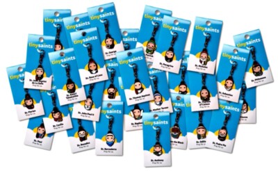 Tiny Saints Charm CHOOSE YOUR OWN Catholic NEW! Great Stocking Stuffer!