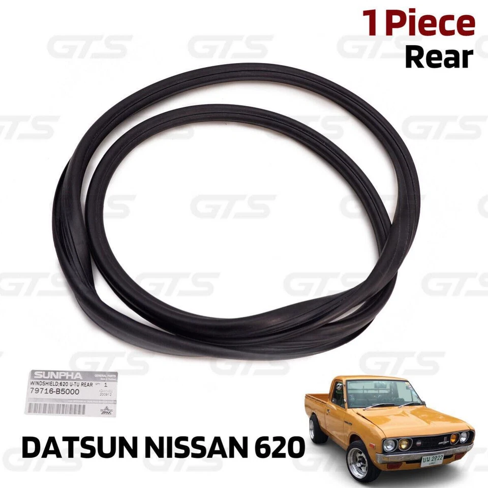Rear Windshield Weatherstrip Rubber Seal For Datsun 620 Pickup 1976 - 1979 Foto 4 de 4