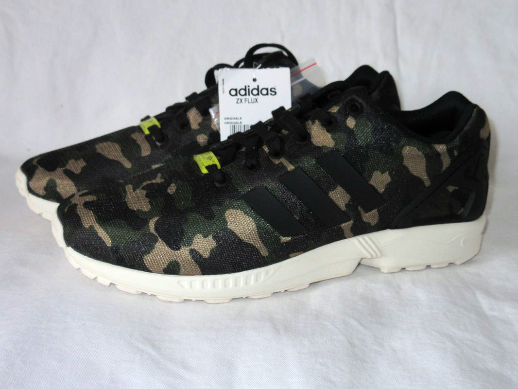 New ADIDAS Flux Camo Vintage Zx Torsion 