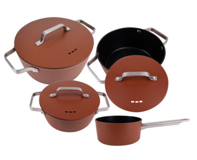 San Ignacio Kochtopf AGROS Induktion Topf Induktionskochtopf Kochtopfset Topfset