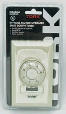 Tork In-Wall Motor Operated Shut Down Timer NEW Almond Color M560MA 60 Minutes