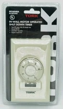 Tork In-Wall Motor Operated Shut Down Timer NEW Almond Color M560MA 60 Minutes