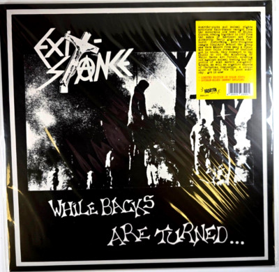Exit-Stance   While Backs Are Turned LP Album vinyl record 20213 reissue punk