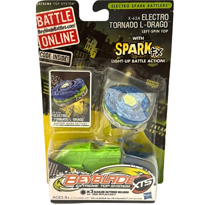 Hasbro Extreme Top System X-62A Electro Tornado L-Drago Left