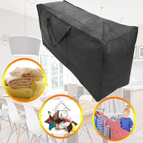 Waterproof Christmas Xmas Tree Storage Bag Extra Large Cushion Bag Black - Picture 4 of 16
