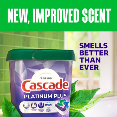 Cascade Platinum Plus Action Pacs Dishwasher Detergent - Fresh - Picture 8 of 12