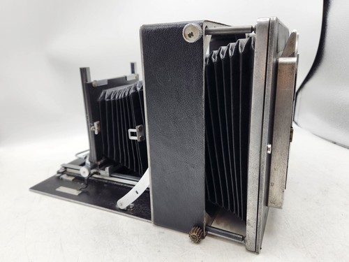 Rara cámara Linhof Munchen 13x18 Technika con 4x5 cortador trasero lente Xenar 210 mm - Imagen 14 de 22