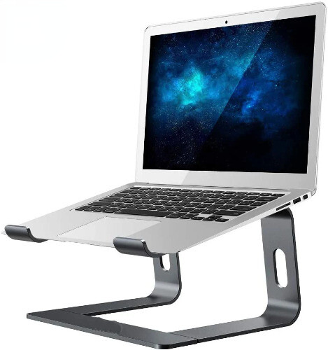 Ergonomic Aluminum Laptop Stand Detachable Desktop Mount for Computers