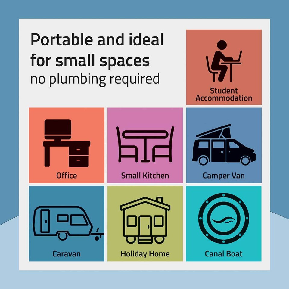 Cookology CTTD6BK Black Mini Counter Top Dishwasher, 6 place settings