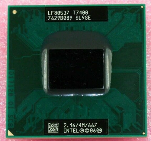 Intel Core 2 Duo T7400 2.16GHz Dual-Core  (LE80537GF0484M) CPU Processor - Picture 2 of 4