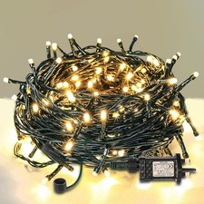 Warm White Fairy Lights Plug In, Outdoor Garden String Lights Mains Powered, 30M