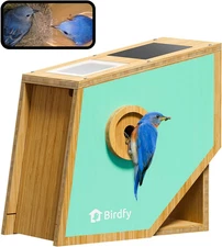 Smart Bird House with Camera | Lifetime AI Identify | Auto-Record Nesting Stages
