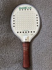 Shamrock Wooden Paddle Tennis Racquet St-1 Pro-Model Vintage Rare