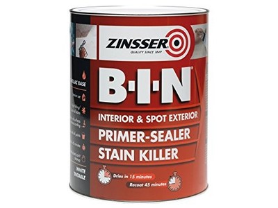 Zinsser ZINBIN500 500 ml B.I.N Grundierung/Versiegelung Fleckenvernichter Lack